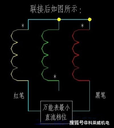 三相異步電動(dòng)機(jī)繞組6端的判斷方法